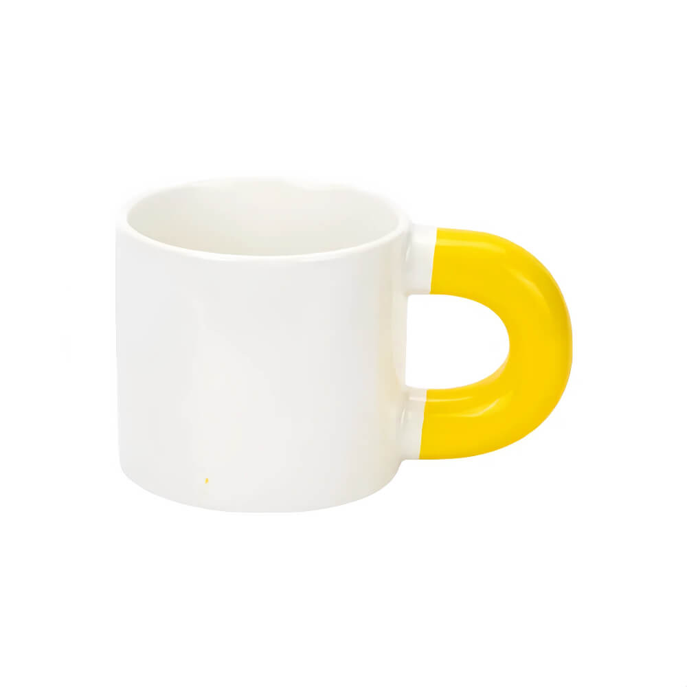 Custom Two-Tone Mug – Personalized Coffee Cup with Color Handle